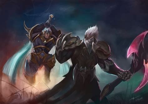 God-King Garen VS Darius | Wallpapers & Fan Arts | League Of Legends ...