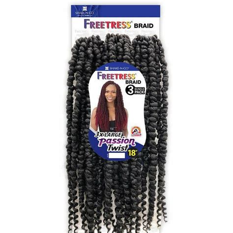 FreeTress: 3X Large Passion Twist 18'' Crochet Braids – Beauty Depot O ...