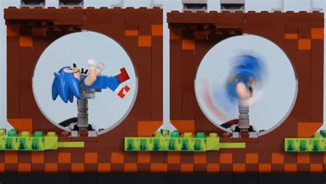 SONIC LEGO Build Spins the Hedgehog At Super Speeds - Nerdist