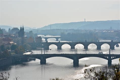 Premium Photo | Bridges over the vltava prague