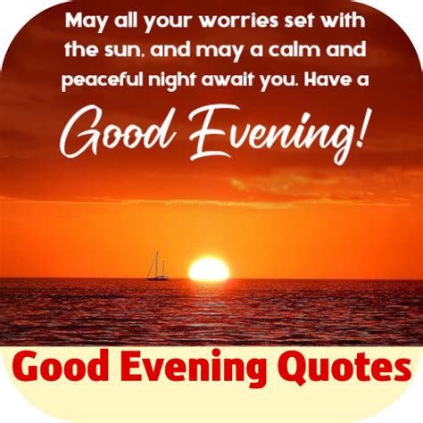 good evening quotes - Apps on Google Play