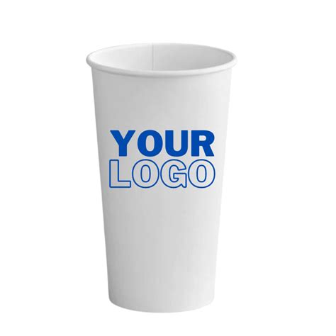 Custom 22oz Single Wall Paper Cold Cups | Avco Boxes