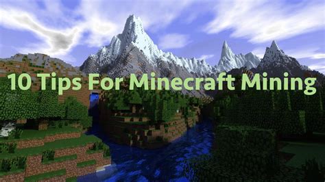 10 Tips For Mining in Minecraft - YouTube