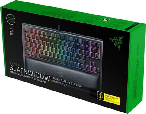 Razer BlackWidow Tournament Edition Chroma V2 Mechanical Gaming Keyboard – Yellow Switch | RZ03 ...