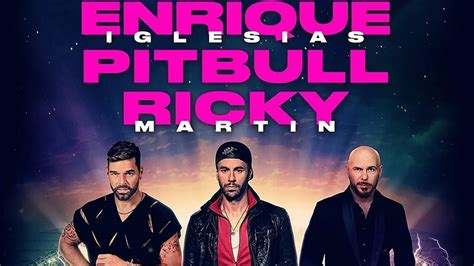 Enrique Iglesias, Ricky Martin, and Pitbull announce tour - The Yucatan Times