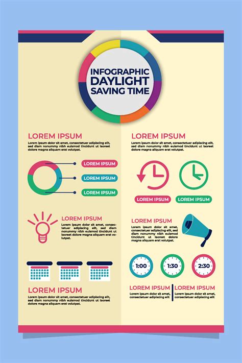 Infographic Daylight Saving Time 4984771 Vector Art at Vecteezy