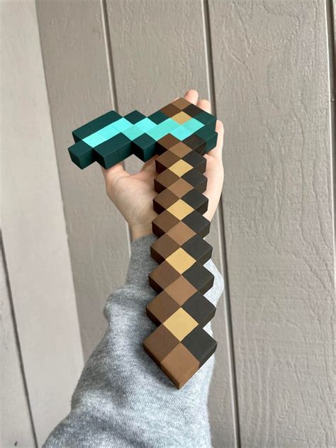 Minecraft Diamond Hoe | Etsy