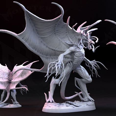 Mindflayer Dragon - Mini Monster Mayhem | Mini monster, Miniature model ...