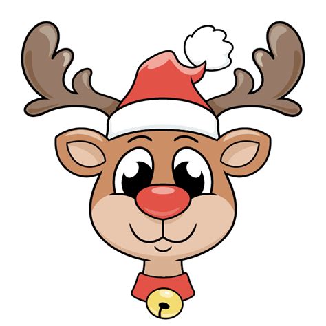 How to Draw a Reindeer Face - Really Easy Drawing Tutorial