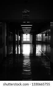 Dark School Hallway Stock Photo 1330665755 | Shutterstock