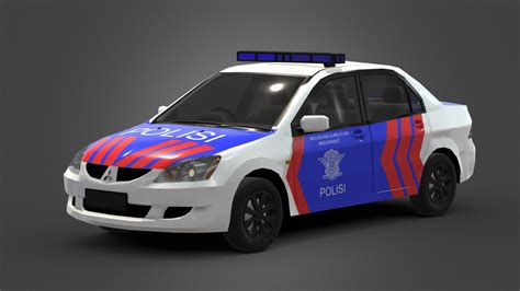 Indonesia Police Car - Buy Royalty Free 3D model by Han66st [ac1b8f8] - Sketchfab Store