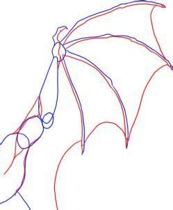 dragon wings cosplay tutorial | how to draw a dragon wing step 2 | Draw ...