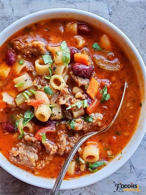 Olive Garden Copycat Pasta e Fagioli Instant Pot » Foodies Terminal