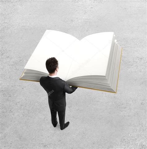 Man holding book — Stock Photo © peshkova #33665009