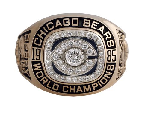 Lot Detail - Chicago Bears Super Bowl XX Extrememly Large Salesman Sample Ring - William Perry