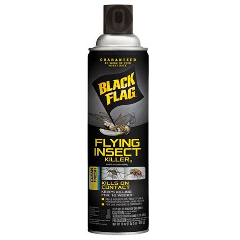 BLACK FLAG, For Use On Flying Insects, Aerosol Spray Can, Flying Insect ...