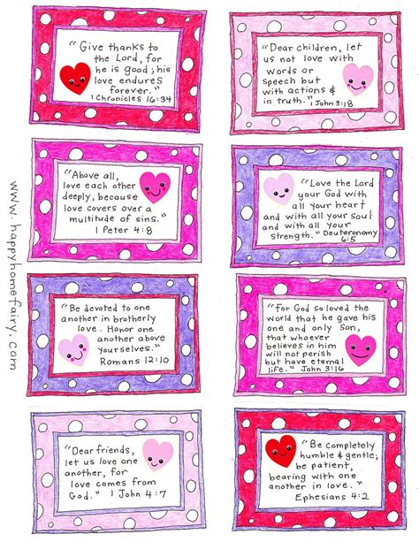 A Valentine's Day Countdown - FREE Printable! - Happy Home Fairy | Valentines scripture ...