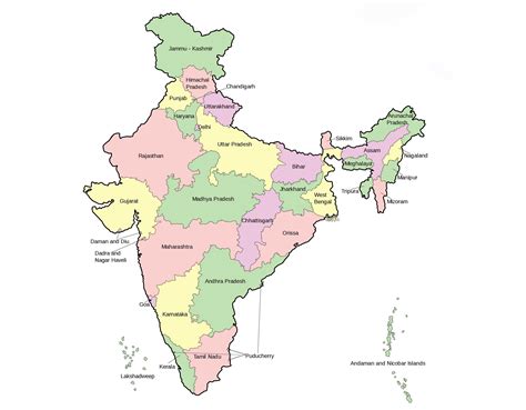 2016 India States Map Wallpapers Hd - Map