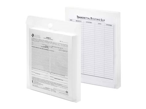 Clear Plastic Inter-office Envelopes, 10 x 13 Envelopes