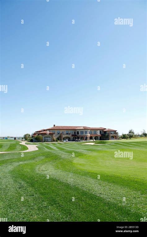 The golf course landscape Stock Photo - Alamy