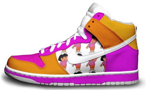 TJohnson's Island School Blog: My design of dora sneakers