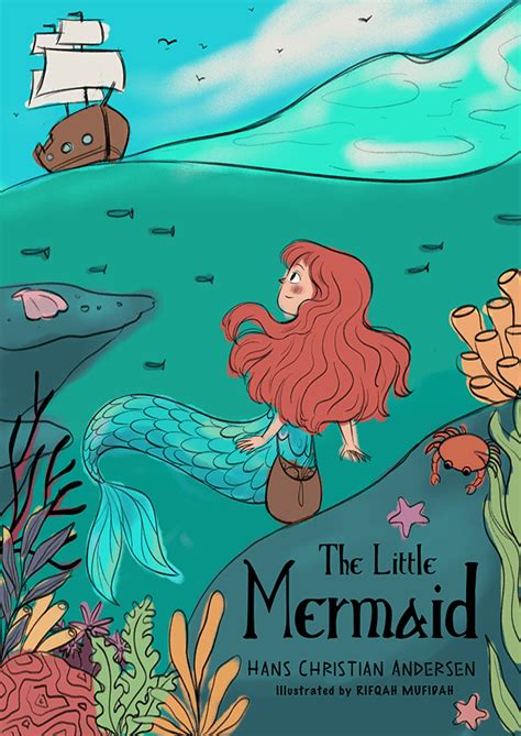 The Little Mermaid - Book Cover on Behance