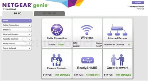 How to Login to the Netgear C3700-100NAS