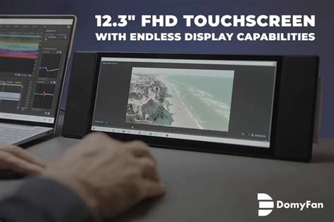 12.3" portable touchscreen display from $129 - Geeky Gadgets