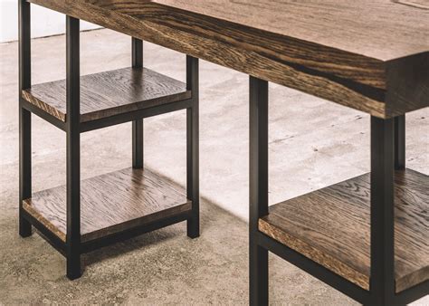 Work Desk / Industrial Desk / Industrial Table / Wood / - Etsy