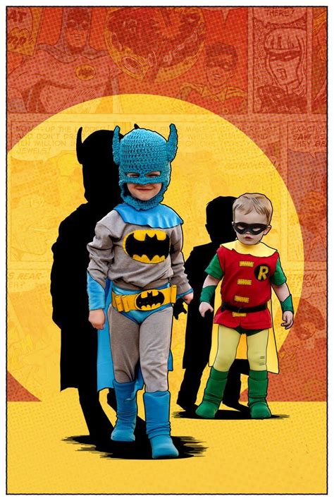 Classic Batman and Robin Kids' DIY Costumes | Halloween costumes for kids, Diy costumes, Diy for ...