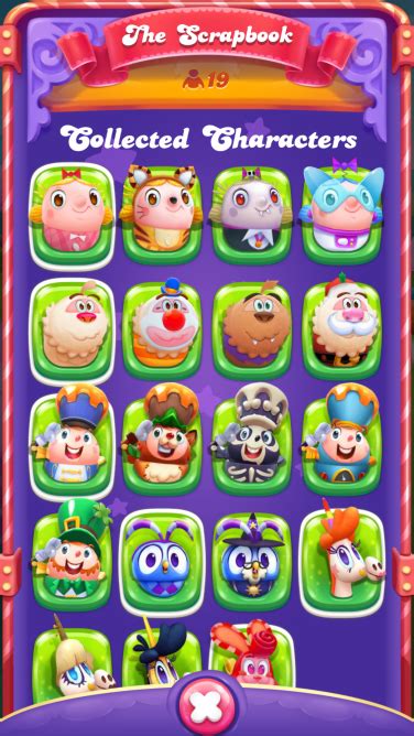 Candy Crush Saga Characters Names