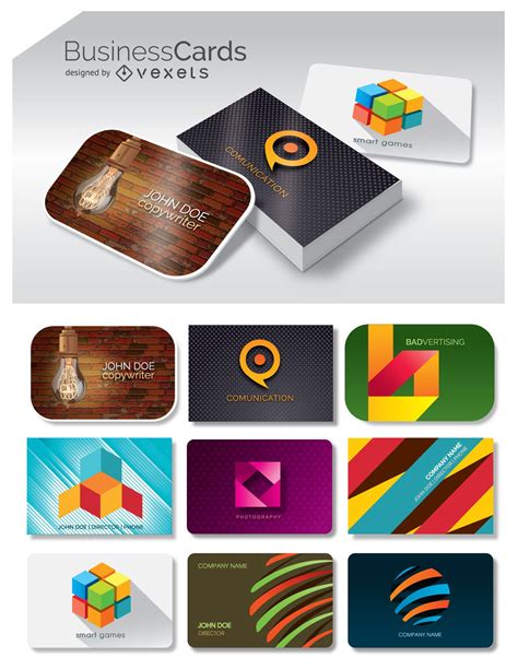 9 Business Cards Vector Download