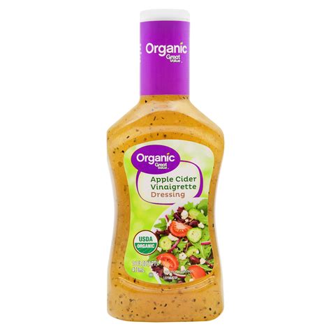 Great Value Organic Apple Cider Vinaigrette Dressing, 16 fl oz ...