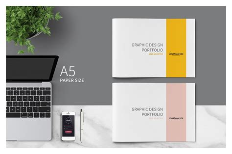 Graphic Design Portfolio Template | Brochure Templates ~ Creative Market