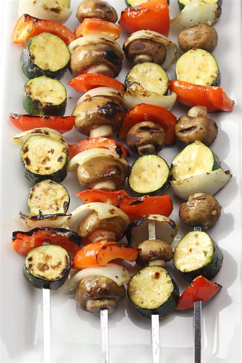 Grilled Vegetable Skewers - The Toasty Kitchen