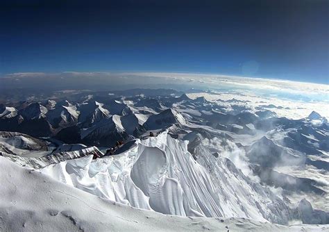 [Request] How high would Mt. Everest have to be to see the earth’s curvature like this without ...