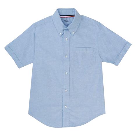 Oxford Short Sleeve Dress Shirt - Boys - Light Blue – Kids For Less