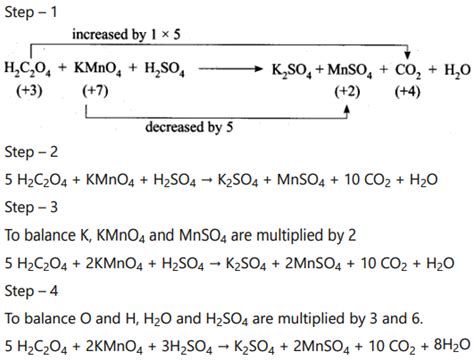 KMnO4 H2SO4=K2SO4 MnSO4 H2O O2 Balance The Chemical