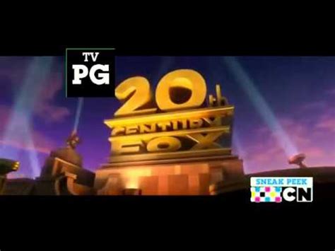 20th Century Fox Opening With Cartoon Network Logo And TV PG Rating ...