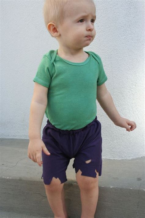 The Incredible HULK Baby Costume Cosplay Marvel by GrowingUpGeeky Book Day Costumes, Boy ...