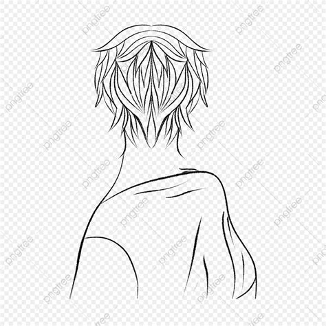 Anime Man Back, Anime Drawing, Man Drawing, Anime Sketch PNG Transparent Clipart Image and PSD ...