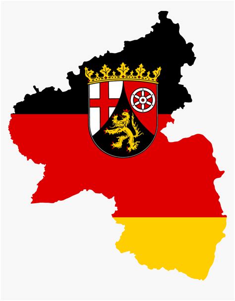 Collectable Badges Rhineland Palatinate Flag Rheinland - Rhineland Palatinate Flag, HD Png ...