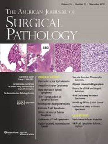 The american journal of surgical pathology Impact Factor, Indexing, Acceptance rate ...