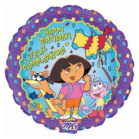 Dora The Explorer Happy Birthday Feliz Cumpleanos Foil Balloon | The Best Porn Website