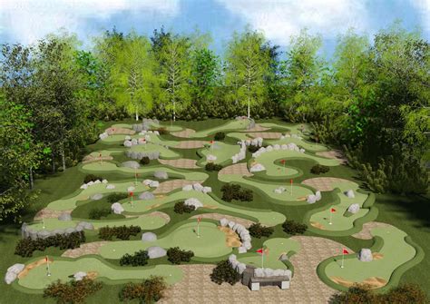 drawings of mini golf courses for permits - Google Search | Golf ...