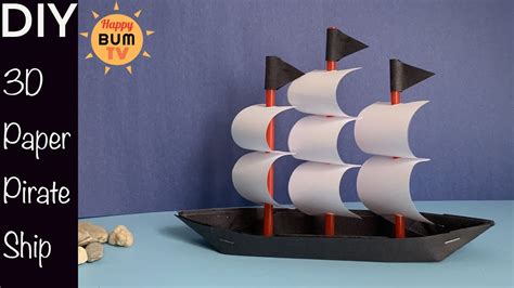 DIY PIRATE SHIP I HOW TO MAKE PAPER SHIP I DIY ORIGAMI SHIP I EASY DIY ...