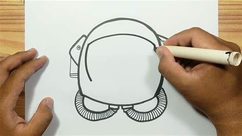 Astronaut Helmet Illustration