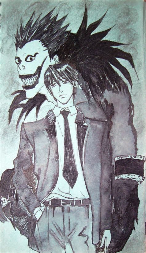 Light Yagami And Ryuk Shinigami by SiriEss on DeviantArt