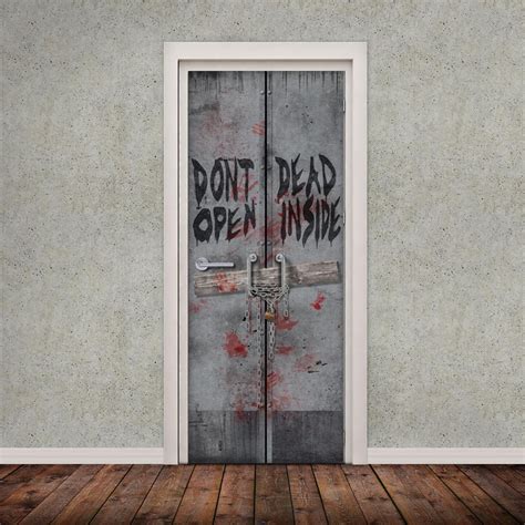 Don't Open Dead Inside Door Sticker 3D Self-Adhesive - Etsy.de