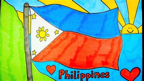 Philippines Flag Picture Drawing - Flag Philippines Filipino Philippine ...